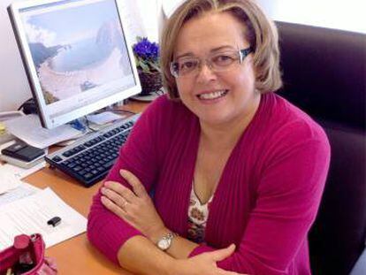 Rosa Men&eacute;ndez, en su oficina del Instituto Nacional del Carb&oacute;n, en una foto de archivo.