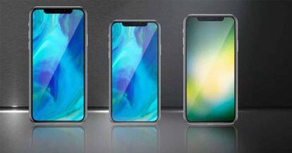 Los presuntos iPhone X de 2018