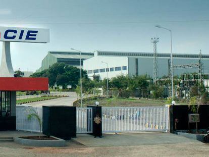 Una fábrica de CIE Automotive en India, donde tiene una veintena de centros.