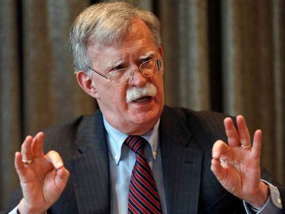 John Bolton, el pasado 12 de agosto en Londres. En vídeo, el exasesor de Seguridad Nacional, en cuatro frases.