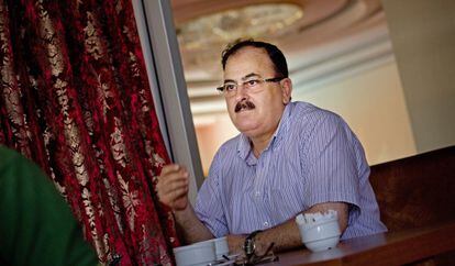 El ex comandante en jefe del Ejército Libre Sirio, Salim Idris, en una entrevista celebrada en Turquía en julio de 2013.