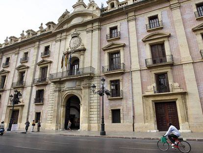 La sede del Tribunal Superior de Justicia de la Comunidad Valenciana. 