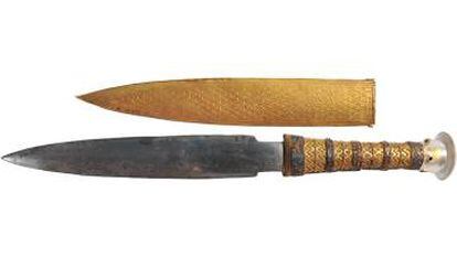 La daga de Tutankamón que procede de un meteorito.