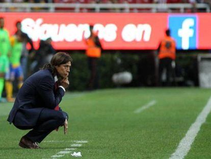 El entrenador Matías Almeyda.