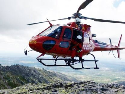 Helicóptero de los Bomberos de la Comunidad de Madrid.