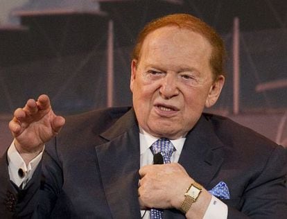 El estadounidense Sheldon Adelson, presidente de Las Vegas Sands.