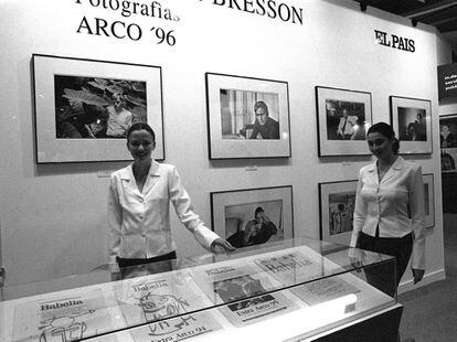 ARCO 1996. Hipnóticos retratos de Cartier Bresson, en el stand El País Semana-Babelia. Se exhibieron 20 retratos, algunos de ellos inéditos de uno de los grandes maestros de la fotografía del siglo XX.
