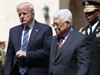 El presidente asegura ante los líderes israelí y palestino que hará todo lo posible para alcanzar un acuerdo