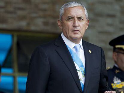 Otto P&eacute;rez Molina, presidente de Guatemala.