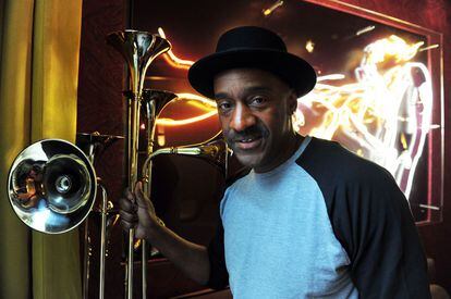 Marcus Miller en el Idol Hotel de Par&iacute;s.