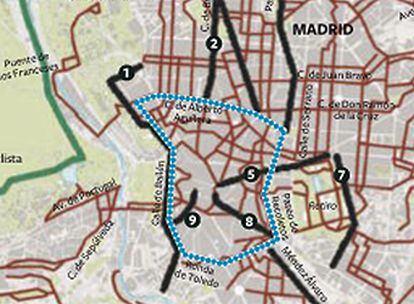 Propuestas para fomentar el uso de la bici en Madrid que el PP hizo durante la campaña electoral.