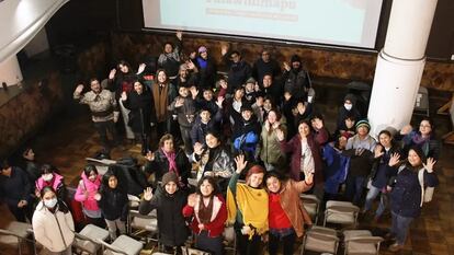 Inauguración de la feria.