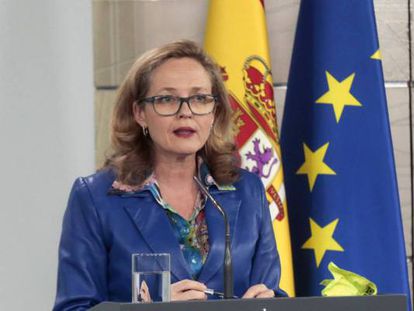 La vicepresidenta económica de España, Nadia Calviño.