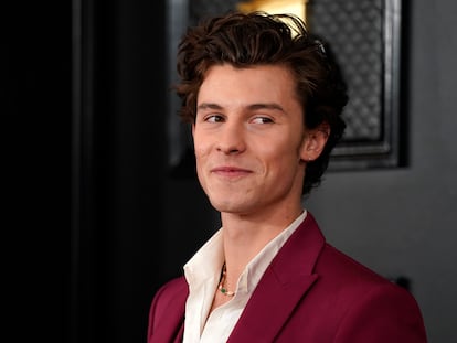 El cantante Shawn Mendes, en los premios Grammy el pasado enero.