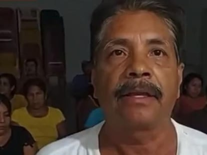 El periodista Bertín Chino González, en una imagen difundida en redes sociales.