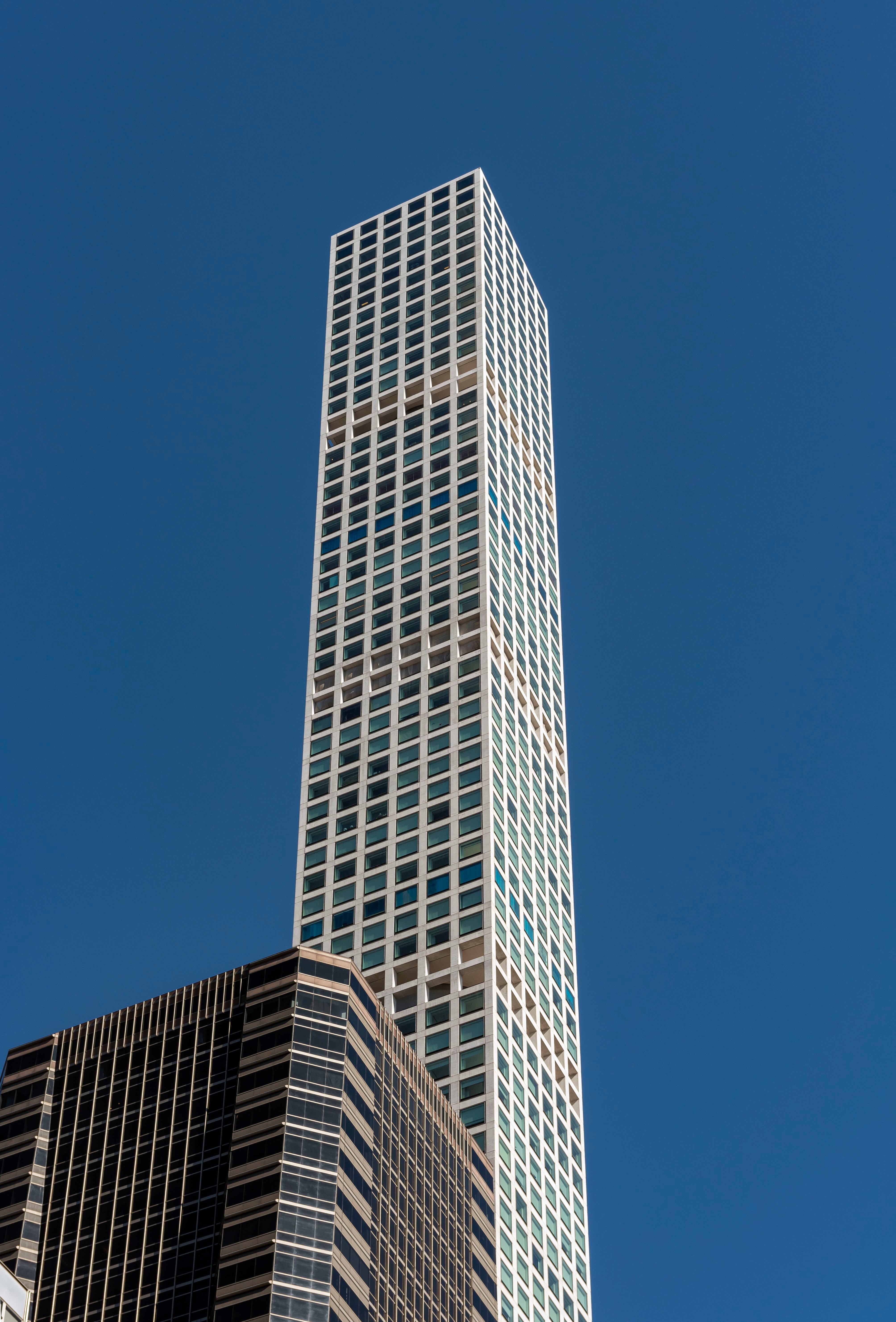 El rascacielos residencial 432 Park Avenue Building, en Manhattan.