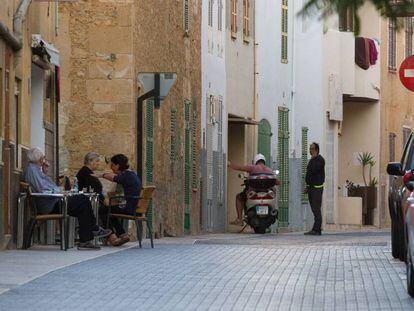 Una calle de Sant Llorenç (Mallorca).