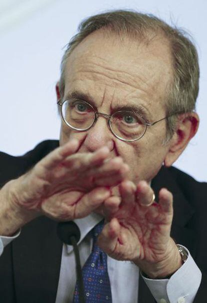 El ministro de Economía y Finanzas italiano, Pier Carlo Padoan.
