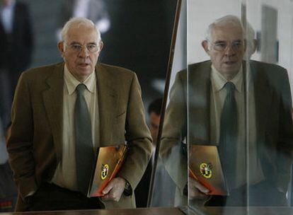 Luis Aragonés, entrenador del equipo nacional.