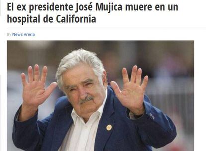 Imagen de la noticia publicada por Fox News.