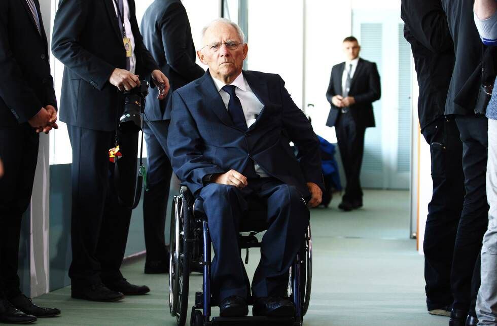 Schäuble, en una reunión del Gobierno en 2017.