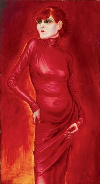 'La bailarina Anita Berber', obra de Otto Dix de 1925.