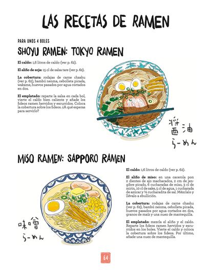 Interior del libro La cocina japonesa ilustrada (Editorial Col&Col).