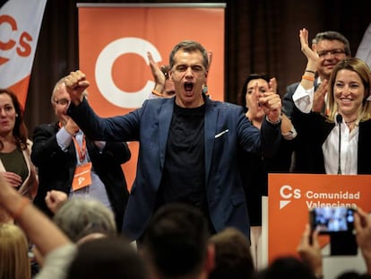 Toni Cantó, tras conocerse los resultados de las elecciones autonómicas.