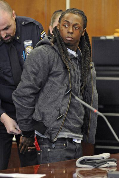 Lil Wayne, tras conocer la sentencia.