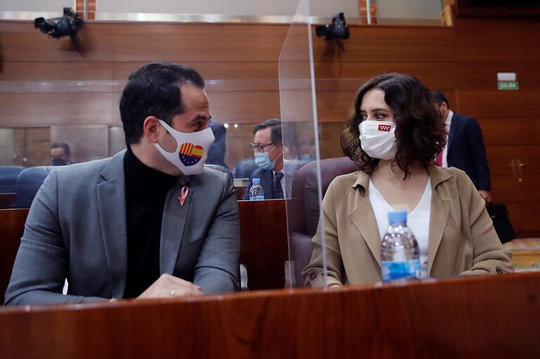 Ignacio Aguado e Isabel Díaz Ayuso.