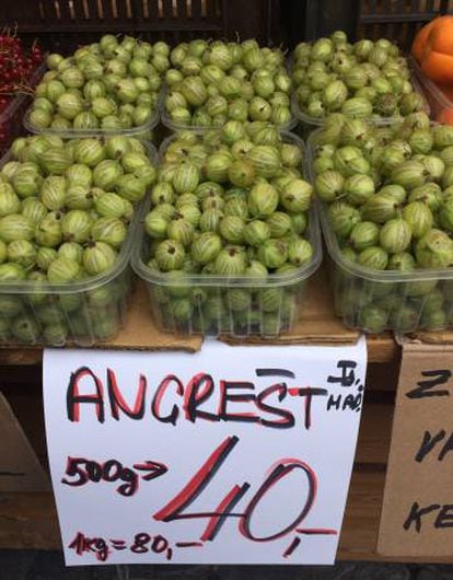 Una apreciada fruta local conocida como ancres.