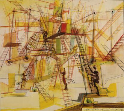 'Laberinto de escaleras móviles' (1967).