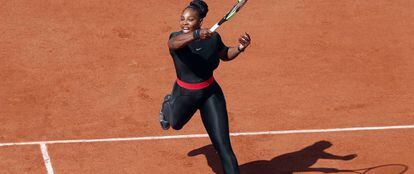 Serena Williams, el pasado mes de junio, con el traje posparto.
