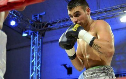 El boxeador argentino Hugo Santillán, fallecido la semana pasada.