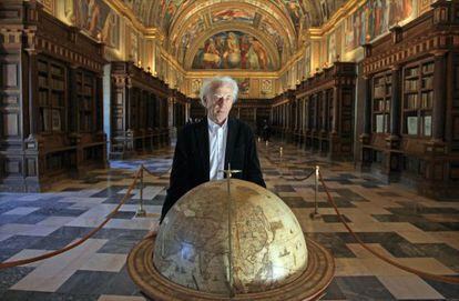 El director artistico de los Teatros del Canal, Albert Boadella, en la presentacion de la &oacute;pera &#039;Don Carlo&#039;, de Verdi en el Monasterio de San Lorenzo de El Escorial.