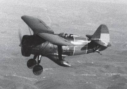 Un Polikarpov I-15, como el que pilotaba Dahl.
