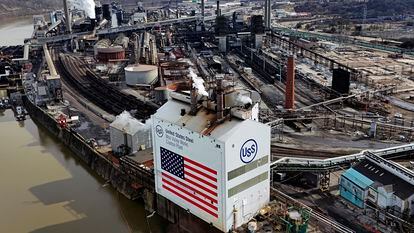 Planta siderúrgica de U.S. Steel en Clairton (Pensilvania).