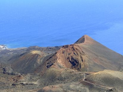 El volcán de Teneguía, en una zona al sur de La Palma.