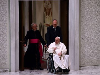 El papa Francisco a el Vaticano, este viernes 13 de mayo.