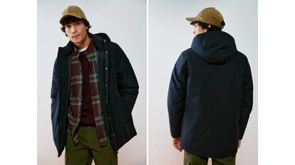 Esta parka para hombre, a la venta en múltiples tallas, tiene un forro térmico que la hace muy cómoda en invierno.