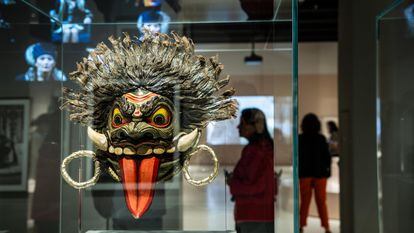 Máscara india de Taraka, del British Museum en Londres.
