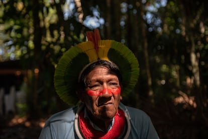 Un indígena en el Parque dos Igarapes, en Belén, Estado de Pará (Brasil).