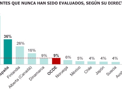 Fuente: Informe Talis 2013 de la OCDE.