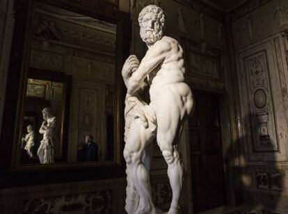 'Hércules apoyado en su clava', expuesta en el Palacio Real.