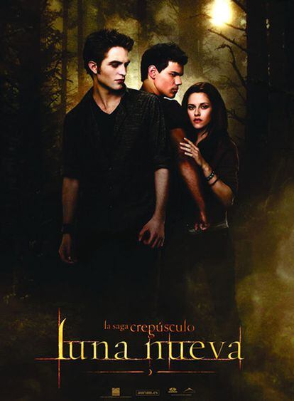 Cartel promocional de 'Luna nueva', la segunda entrega de la la saga 'Crepúsculo'