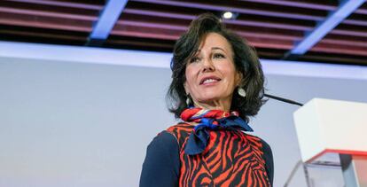 Ana Botín, presidenta de Santander, en una imagen de archivo.