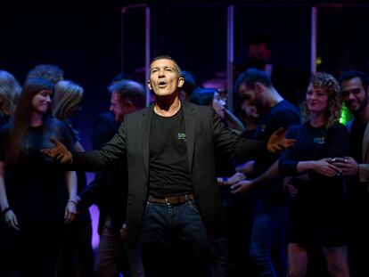 Antonio Banderas, en el Teatro del Soho, en octubre pasado.