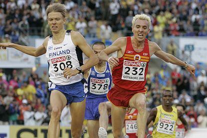 José Luis Blanco, en la carrera de 3.000 metros obstáculos en la final de los Campeonatos de Europa de Gotemburgo de 2006