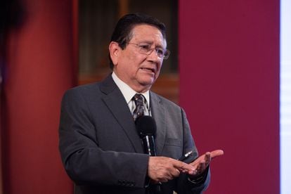 Ignacio Ovalle, director general de Segalmex, durante las conferencias del Bienestar en Ciudad de México, el 7 de julio de 2020.