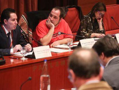 Miguel &Aacute;ngel Mayo, David Fern&aacute;ndez y Esther Andreu.